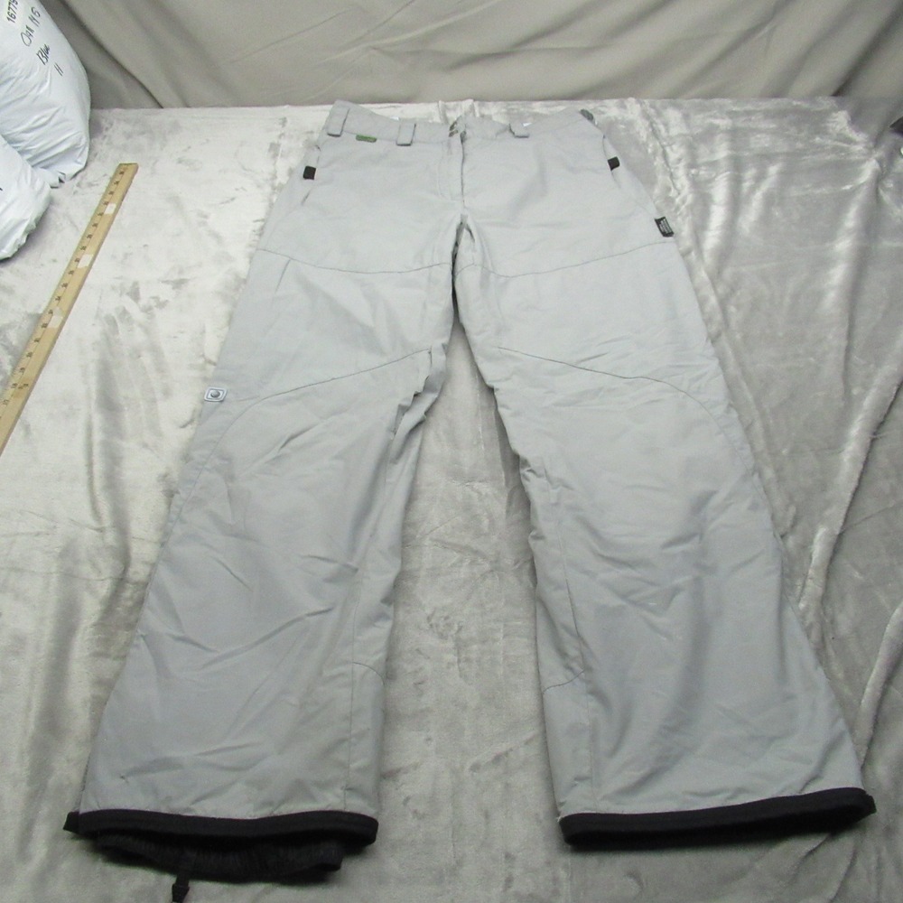 Columbia Pants Womens Medium Light Gray Ski Snowboard Waterproof Snow 30x30.5